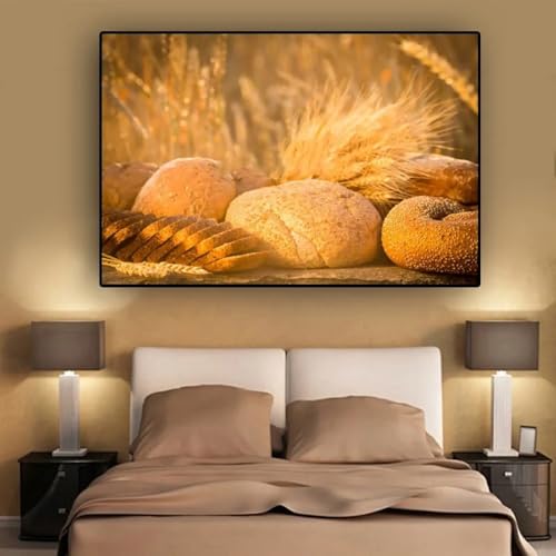 Toile champ de blé mûr grand format pour habiller un mur vide avec élégance