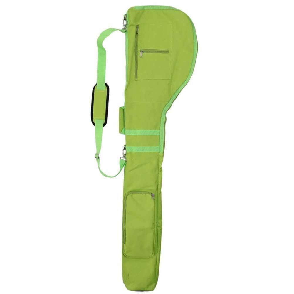 Hrippy Bolso De Transporte De Golf Bolso De Club De Golf Plegable Bolso De Viaje De Golf con Cremallera con Bolsas De Golf Nylon Bolso De Entrenamiento De Golf Ajustable