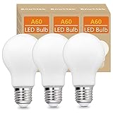Lamparas Bombillas Globos de LED de Edison E27 Bajo Consumo A60 8W 1100Lm Luz Fria 5000K 360° Iluminación Omnidireccional para Lampara de Techo Lot de 3 de Enuotek