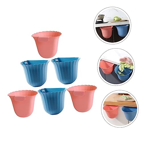 Bote de basura colgante rectangular Healifty 6 piezas miniatura 3