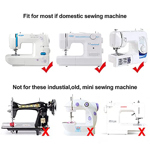 Prensatelas para cremalleras invisible para máquina de coser miniatura 4