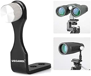 USCAMEL L Type Metal Tripod Mounting Adapter for Porro Binoculars