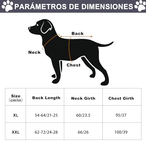 Bademantel Hund, Hundemantel, Bauch Anpassbarer, Graues Hundebademantel für Große Hunde, Ultraleicht Absorbierend, Tuch zum Trocknen, Schnell Trocknend, Innen- & Außenverwendung. XXL