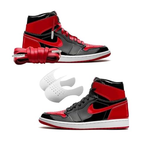 Proof Culture Jordan 1 and Air Force 1 Shoe Leather Laces Replacement with Crease Protector Guards Cover