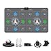 FWFX Exercise Mat for Home Workouts - Interactive Dance Game Mat Connects to TV, 2-Player Kids Party Interactive Games, Active Sports & Yoga Mat for Adults & Family Fitness, Fun Gift (Gray)