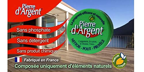 Pierre d'Argent ® 500 g + Maxi-spons met honingraatstructuur - een natuurproduct op basis van klei: je hebt nooit beter… - Image 3