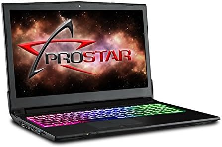 PROSTAR Clevo N850HK1 15.6” Full HD IPS (1920x1080) Matte Display Gaming Laptop, Intel Core i7-7700HQ, 16GB DDR4, GTX 1050Ti, 512GB NVMe SSD, 1TB HDD, Windows 10 Home, 1-Year Warranty