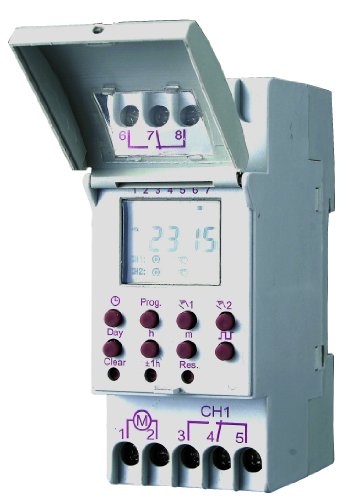 Preisvergleich Produktbild GAO EMT500ET Digitale Zeitschaltuhr für Verteilerschrankeinbau