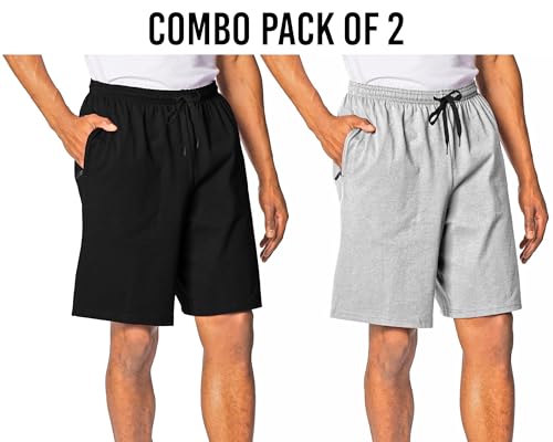 Image of Buy That Trendz Mens One Side Zipped Pockets Shorts | Men's Cotton Shorts | Shorts for Mens | Mens Shorts Combo Pack of 2
