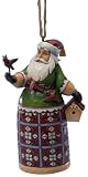 Santa With Cardinal & Birdhouse by Jim Shore