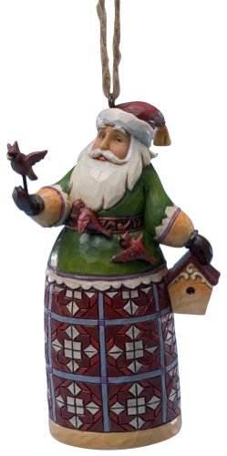 Santa With Cardinal & Birdhouse By Jim Shore #TOP23