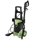 【Aplicar para】Muy adecuado para la limpieza Adecuado para la limpieza de casas, barcos, coches y cubiertas; Tiene ruedas para facilitar el movimiento; Ya sea en interiores o exteriores, es una buena opción para limpiadores rápidos de alta presión