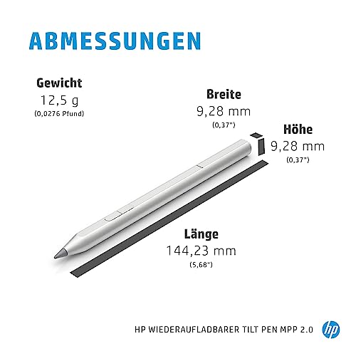 HP MPP 2.0 Tilt Pen – Digitaler USI-Stift mit USB-C Aufladung