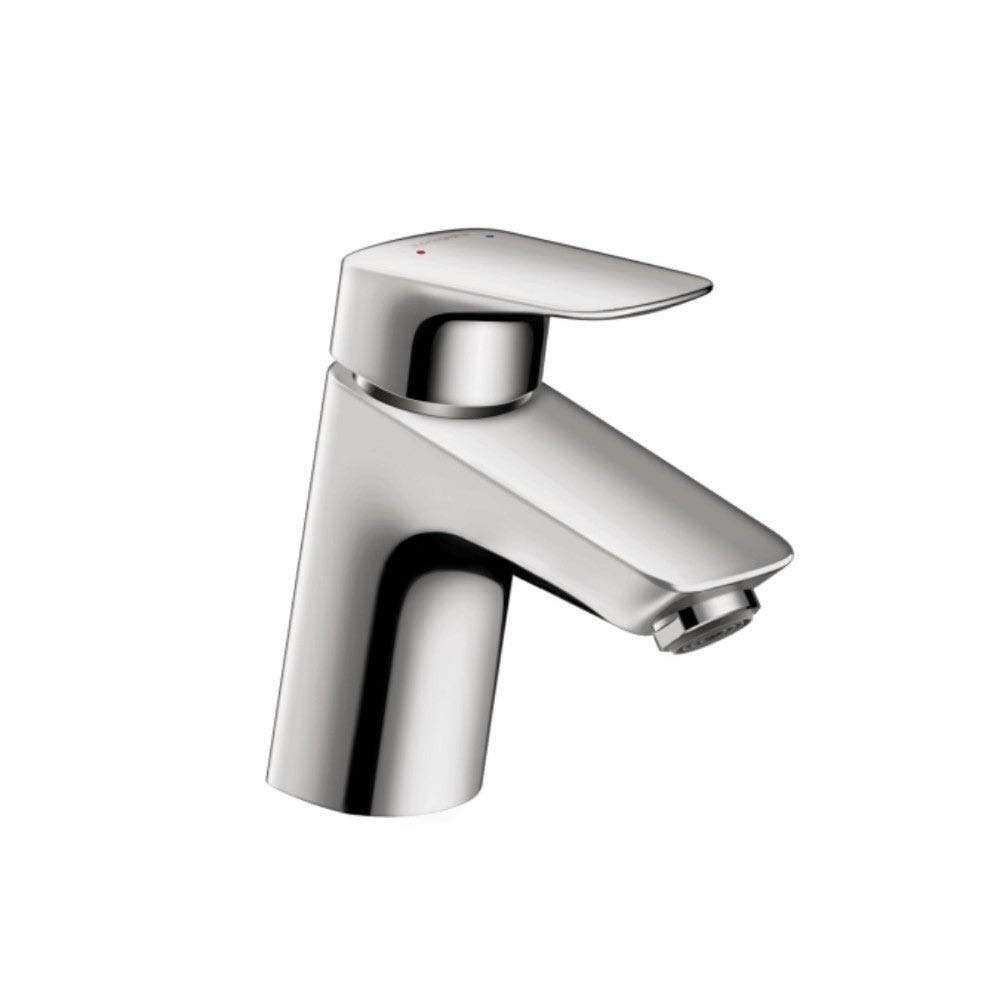 HansgroheLogis Modern Low Flow Water Saving 1-Handle 1 5-inch Tall Bathroom Sink Faucet in Chrome, 71070001
