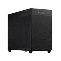 ASUS Prime AP201 33-Liter MicroATX Black case with Tool-Free Side Panels and a Quasi-Filter mesh, with Support for 360 mm Coolers, Graphics Cards up to 338 mm Long, and Standard ATX PSUs