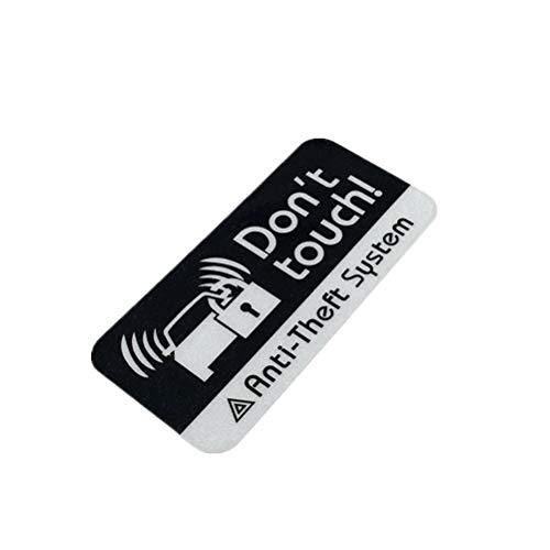 Image of 2X Car Styling Vinyl Tape Warning DO NOT Touch Anti-Theft System Auto Window Sticker Decal (100x48mm)