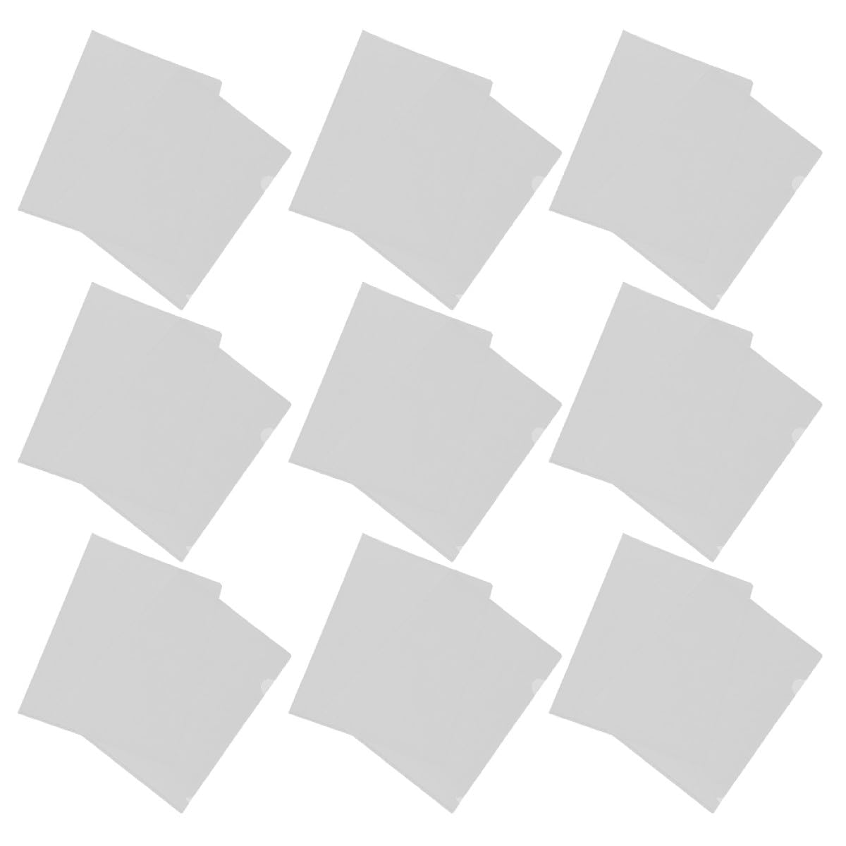 CLISPEED Fundas de Plástico Transparentes para Organizar Archivos Delgadas y Compactas 50 para Documentos A4 Escuela y Oficina