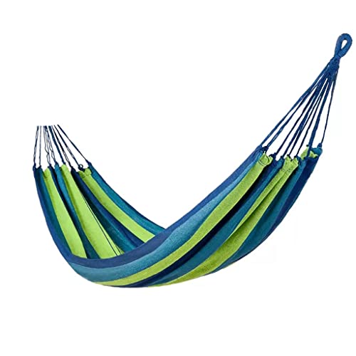 Hamac extérieur portable vert 190x80cm pour camping voyage