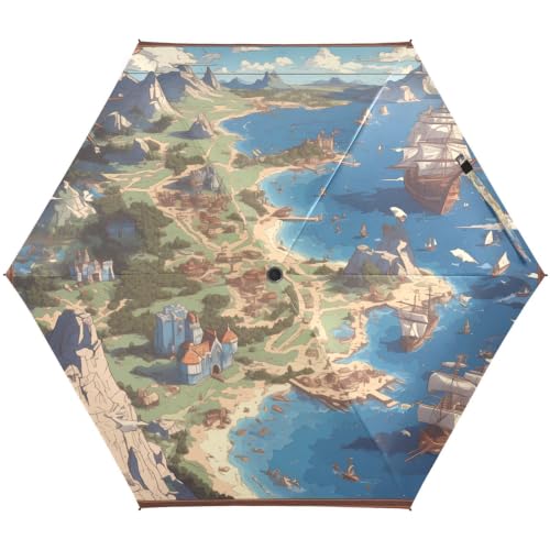 Petit poids léger parapluie pliable anti coup de soleil pour enfants