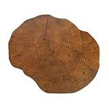 Tapis de table en bois: en matériaux élevés et, une longue période à utiliser, des décors de tapis de table