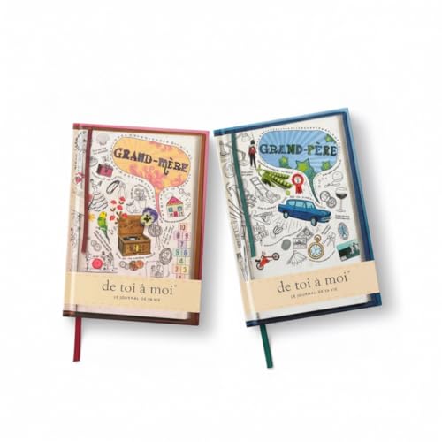 Journaux mémoire de Toi à Moi pour grands-parents : offrez un livre de souvenirs partagés