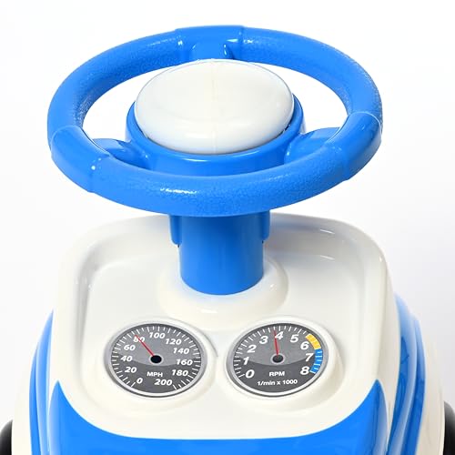 DIVCHI Ride on Car Baby Toddler Walker Foot to Floor Sliding Car Slider Riding Toys Push Along Walker With Under Seat Storage (Blue) - Image 3