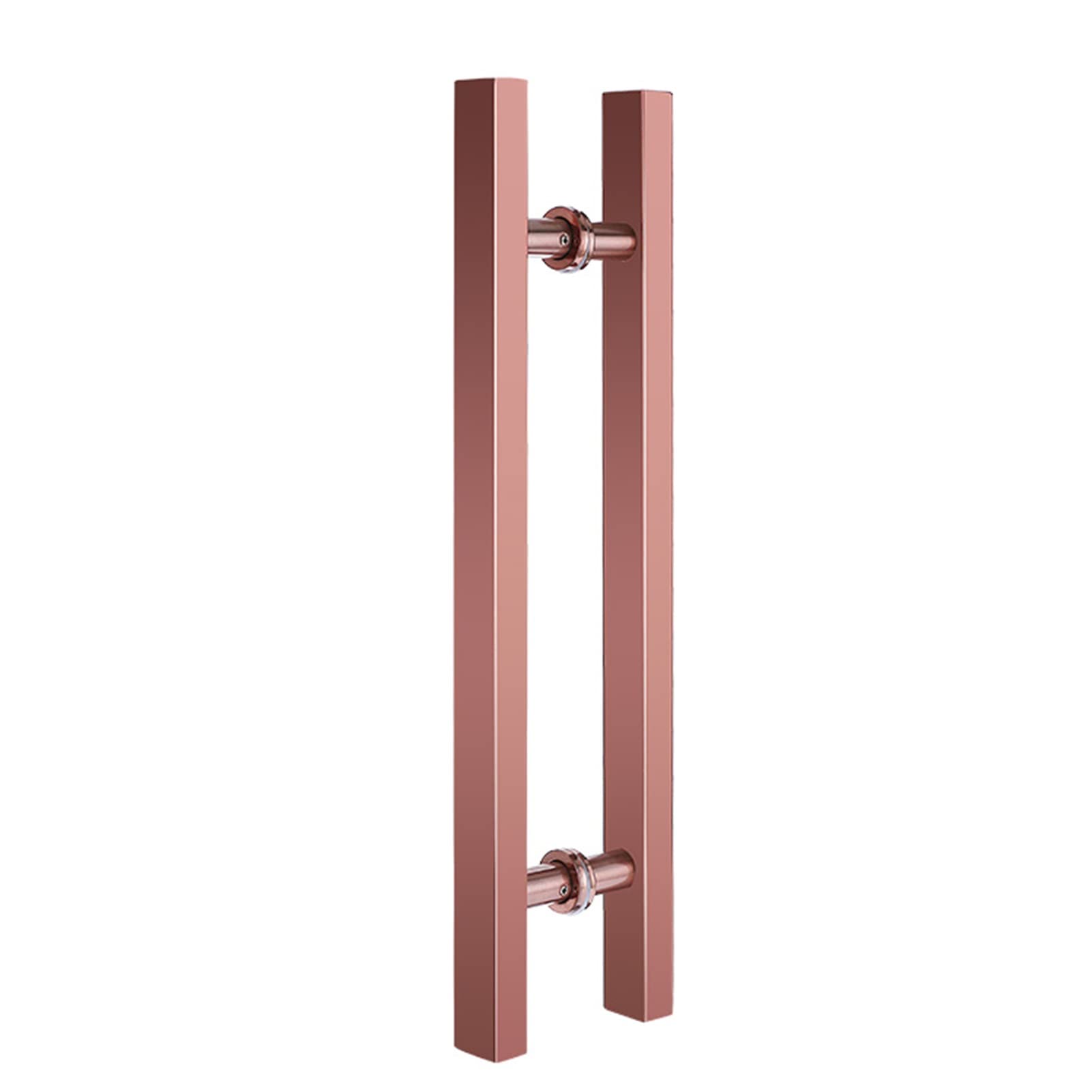 TKJfdTY Stainless Steel Commercial Push Pull Door Handle For Bathroom Lobby Warehouse Ergonomic Square Design Rose Gold Finish 120Cm Length With 100Cm Option.,Rose Goud 120Cm/47.2In