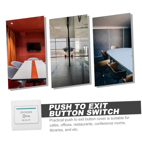 OSALADI Botão De Liberação Para Montagem Em Parede Botão De Liberação Da Porta Pressione Para Sair D
