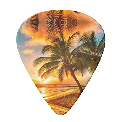 Beautiful Sunset Set de 6 médiators pour guitare acoustique, guitare électrique, basse, ukulélé – fin, moyen et épais. - Les Beatles, Paul McCartney, John Lennon, RIngo Starr, George Harrison Beautiful Sunset Set de 6 médiators pour guitare acoustique, guitare électrique, basse, ukulélé – fin, moyen et épais. – Image 4