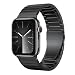 Produktbild LULULOOK Armband für Apple Watch Ultra 2/Ultra 49 46 45 44 42mm, Ultraleicht Ersatzarmbänder aus Titan Grad 2 Sandgestrahlt mit DLC Beschichtung für iWatch Serie 10 9 8 7 SE 6 5 4 3 2 1 (Schwarz)