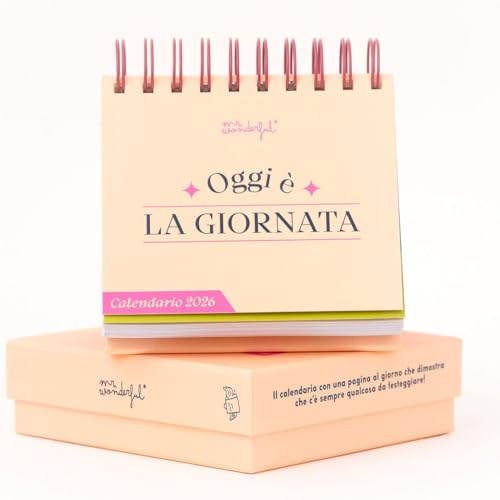 Mr. Wonderful - Calendario da tavolo giornaliero 2026 - Oggi