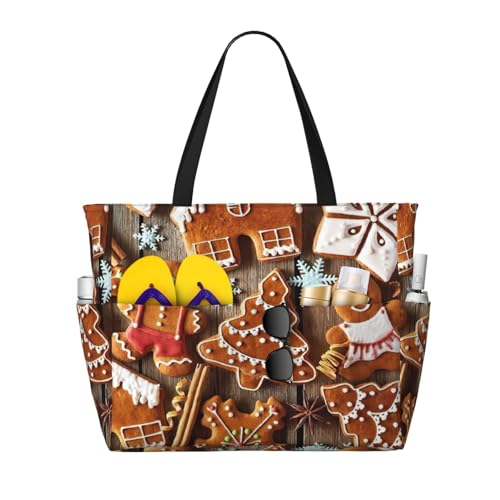 Sac shopping pain d'épices pour le travail et les sorties de la femme