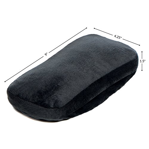Milliard Ergonomic Office Chair Memory Foam Armrest Pad Comfy Gaming Chair Cushions for Elbow and Forearms with Removable Cover - 2 Pack High Density Foam - Black (9 x 4.25 x 1.50 in.) - Thumbnail 5