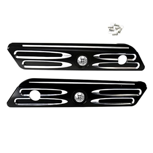 Couvre-loquet de sacoche pour Touring Street Road King 2014-2023 design coupe peu profonde