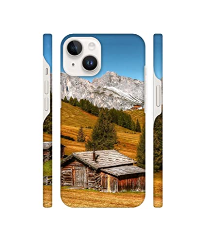Image of Amazon Brand- Solimo Designer Hut 3D Printed Hard Mobile Back Case Cover Compatible for Apple iPhone 14 Plus