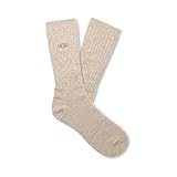 UGG Trey Rib Knit Crew para hombre, Blanco (White Pepper), talla única