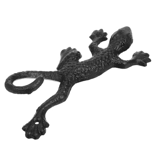 Crochets muraux en fonte de gecko support plantes et serviette extérieur - 2