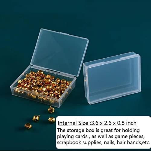 kediyoo 4 caixas para baralho de cartas de jogo de plástico transparente organizador de cartão de jo