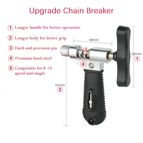 Bike Chain Repair Tools Set, Bicycle Chain Tool Master Link Pliers Chain Breaker and Checker - Image 3