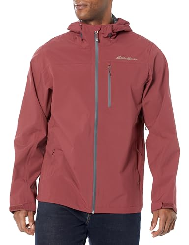 Image of Eddie Bauer mens Cloud Cap Stretch 2.0 Waterproof Rain Jacket
