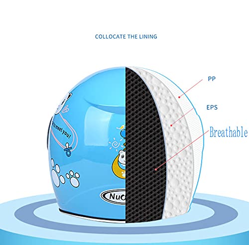 Casque Vélo Enfant - Garçon/fille 4-10 Ans - Matériaux ABS + EPS - Design Dessin Animé - Pour Vélo, Scooter, Patinage
