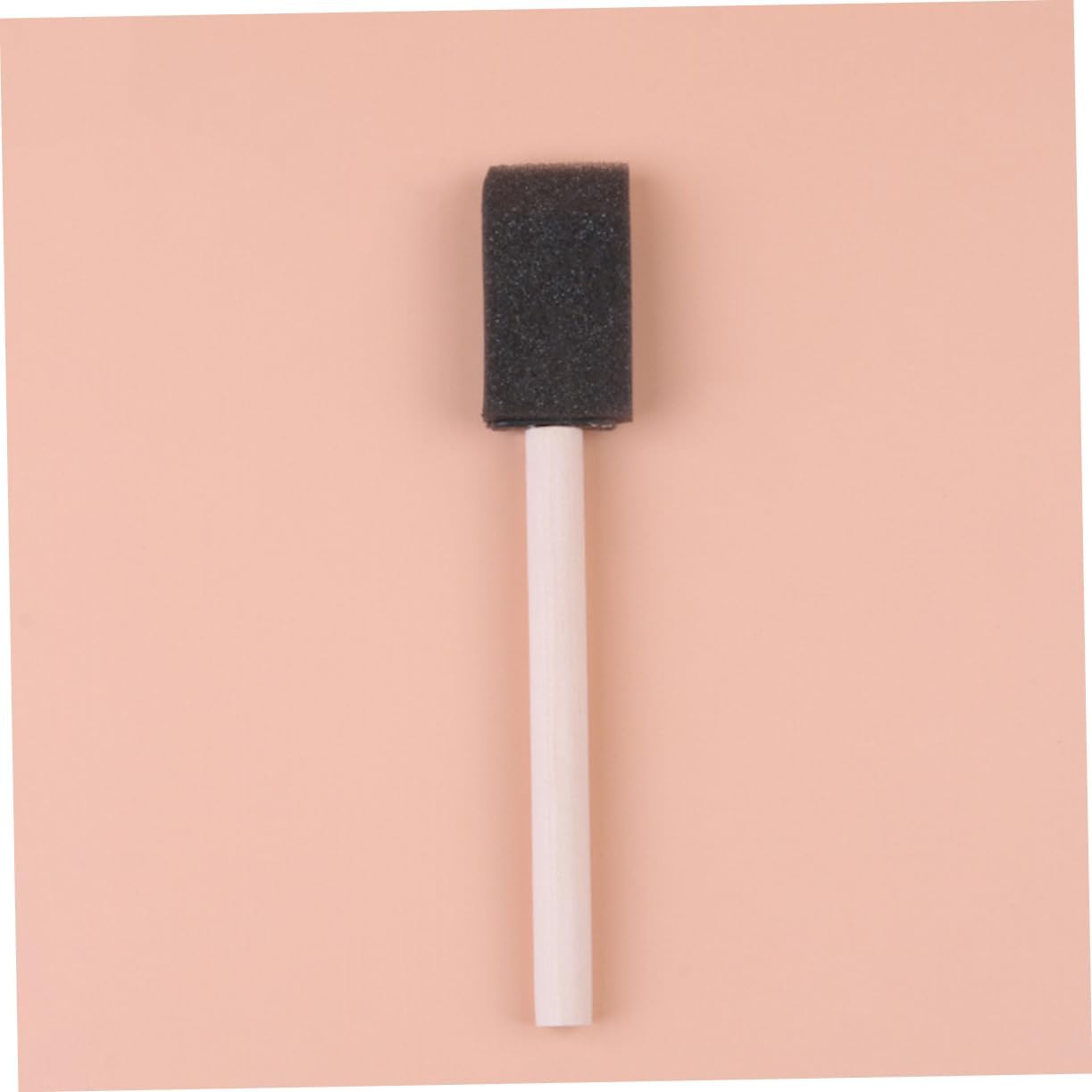 40pcs Foam Brush for Painting DIY Sponge Brushes for Craft Projects Oil Watercolor and Painting Lightweight Wooden Handle for Easy Use and Storage