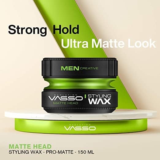 Vasso Matte Head Hair Wax - 150ml