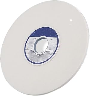SFQEVHRZ Muela abrasiva de carburo de silicio， Banco de corindón Blanco diámetro Exterior 200 mm, Apertura 31,75 mm, Espesor 16 mm(46#)