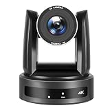 ADKIDO Telecamera PTZ 4K, telecamera PTZ 10X, uscita streaming IP 4KP30 con HDMI, 3G-SDI, USB 3.0 per videoconferenza, chiesa e scuole. (SDI+HDMI+USB3.0+IP, 10X)