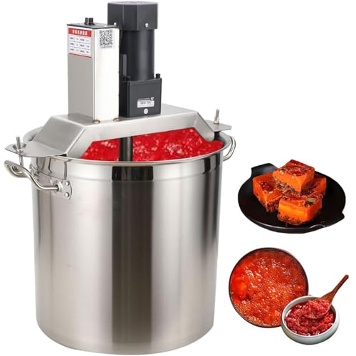 Batidora de alimentos automática, batidora eléctrica de 40L y 80L, batidora eléctrica para mermelada y salsa, equipo de calentamiento de acero inoxidable.,80L