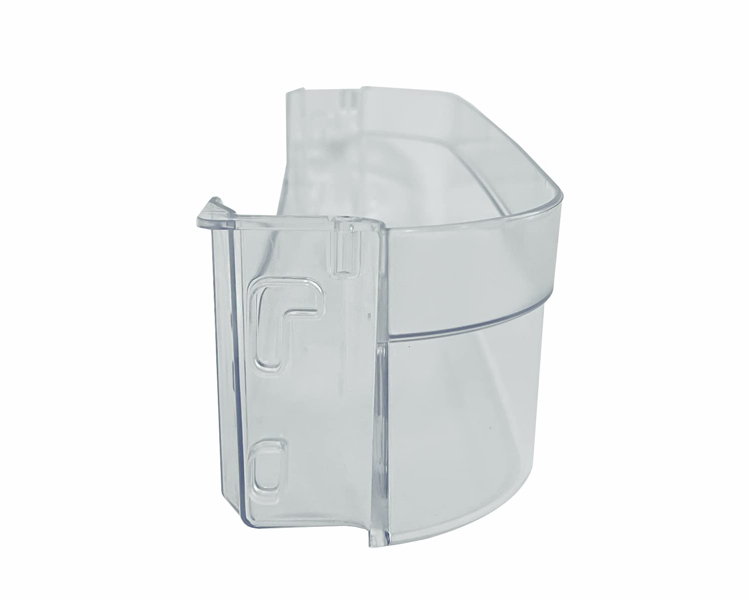 Balconcino Mensola Bottiglie per Frigoriferi Adatto per Smeg, Dimensioni 430x100x90 (mm) Trasparente, 760391857, per Modelli CR312A FR232A CR3212AP FR232ASX CR312APSX1