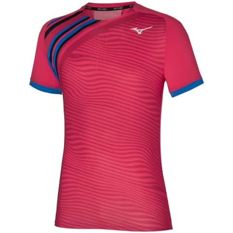 Mizuno Men's Shadow Graphic Tee in Opera Red thumbnail
