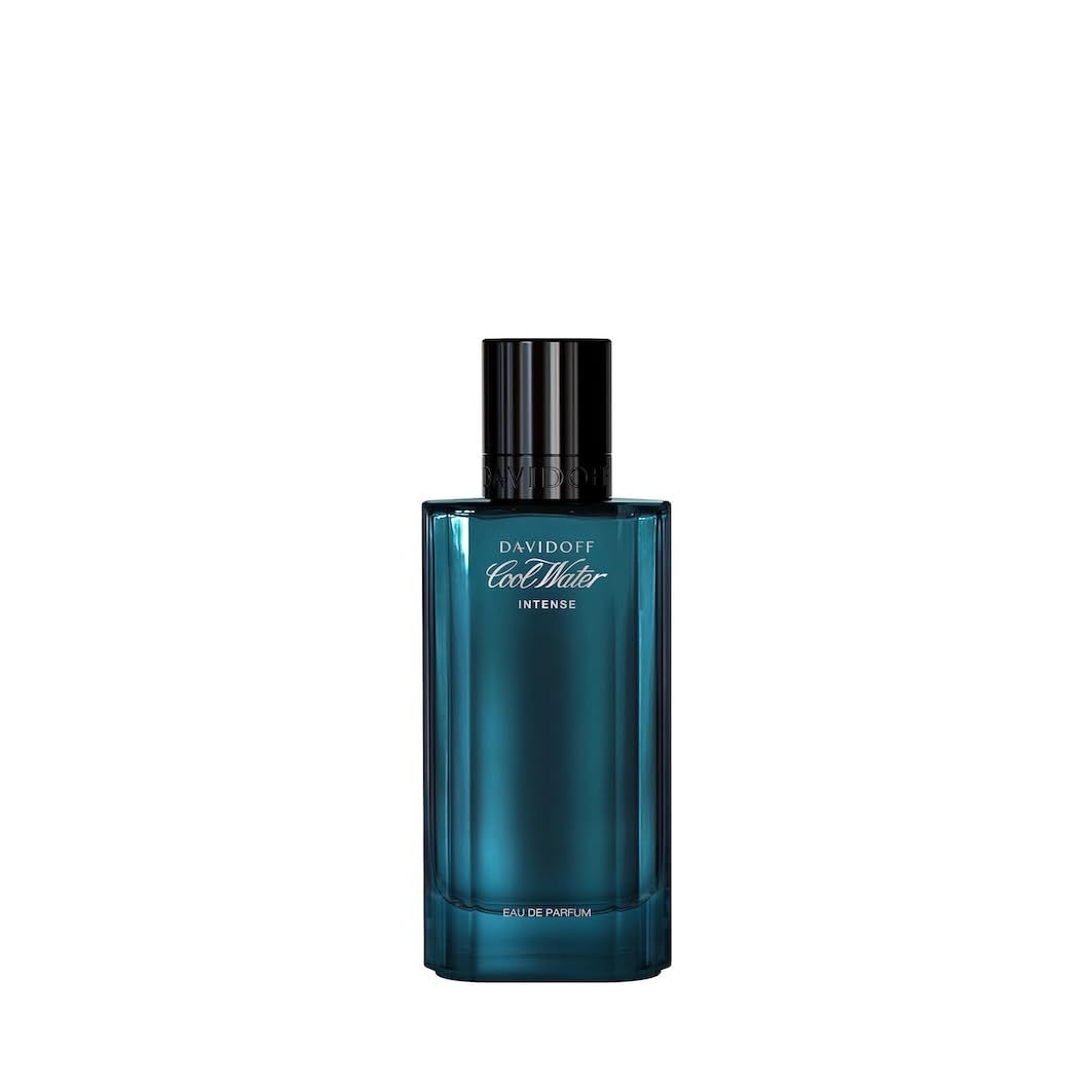 Davidoff Cool Water Eau de Parfum Intense – Fougère-Duft für Herren – Mit grüner Mandarine, Kokoswasser und Amber – Langanhaltender Duft, 50ml