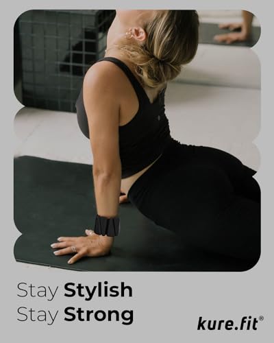 Image of Pilates Weight | Wrist & Ankle Weights for Women | Weighted Bangles | 1LB / 2LB Each (Set of 2)